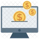 Screen Computer Onlinebanking Symbol