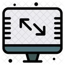 Bildschirm Verhaltnis Zoll Symbol