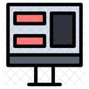Bildschirm Monitor Fenster Symbol