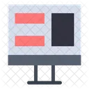 Bildschirm Monitor Fenster Symbol
