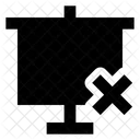 Bildschirm Folie Prasentation Symbol
