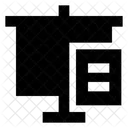 Bildschirm Folie Prasentation Symbol