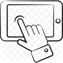 Beruhren Hand Handy Icon