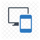 LCD Bildschirm Filesharing Symbol