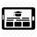 Bildungs App Mobile App Lernanwendung Symbol
