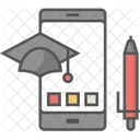Akademische Apps Digitale Bildung Bildungs Apps Symbol