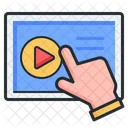 Bildungsvideo  Symbol