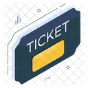 Bilhete Voucher Cupom Icon