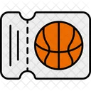 Bilhete de basquete  Ícone