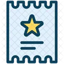 Bilhete Estrela Estrela Voucher Icon