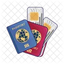 Passaporte Livro De Passaporte Viagem Icon