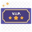 Bilhete Vip Entrada Icon