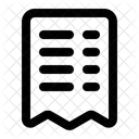 청구서 영수증 금융 아이콘