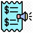 Bill Dollar Invoices Icon