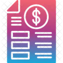 Bill Finance Invoice Icon