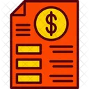 Bill Finance Invoice Icon