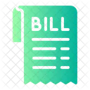 Bill Receipt Business And Finance Icon