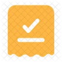 Bill Check Bill Payment Payment Receipt Icon