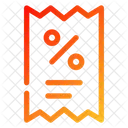 Bill Discount  Icon