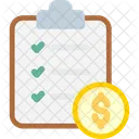 Bill Check Restaurant Icon