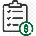 Bill Check Restaurant Icon