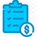 Bill Check Restaurant Icon