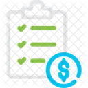 Bill Check Restaurant Icon