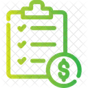Bill Check Restaurant Icon