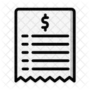 Bill Payment Invoice Icon