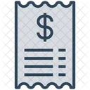 Casino Bill Receipt Icon