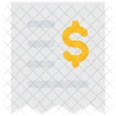 Ecommerce Bill Receipt Icon