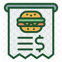 Bill Food Bill Food Invoice Icon