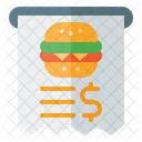 Bill Food Bill Food Invoice Icon