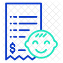 Ibill Bill Baby Shopping Bill Icon