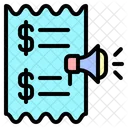 Bill Dollar Invoices Icon