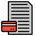 Credit Card Bill Icon