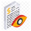 Bill Monitoring Invoice Receipt Icon