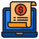 Bill Payment Online Bill Shopping Icon