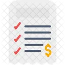 Bill Receipt  Icon