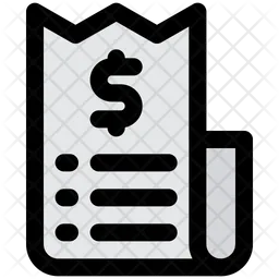 Bill Receipt  Icon