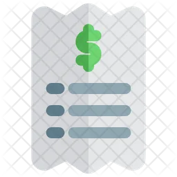 Bill Receipt  Icon