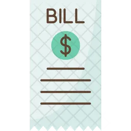 Bill Receipt  Icon