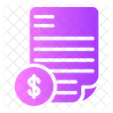 Bill Receipt  Icon