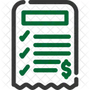 Bill Food Check Icon