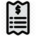 Bill Receipt  Icon