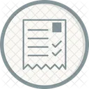 Bill Receipt  Icon