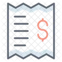Bill Statement  Icon