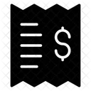 Bill Statement  Icon