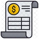 Bill Statement  Icon
