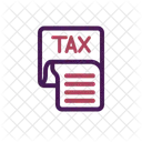 Bill Tax  Icon